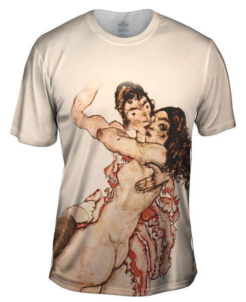Schiele -"Nude Women" (1915) Mens T-Shirt