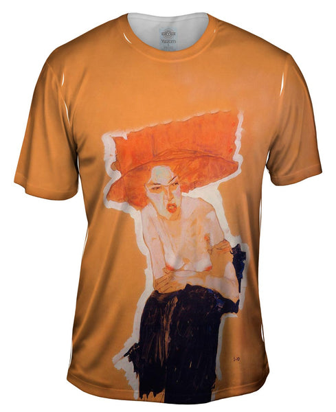 Schiele -"Scornful Woman" (1910) Mens T-Shirt