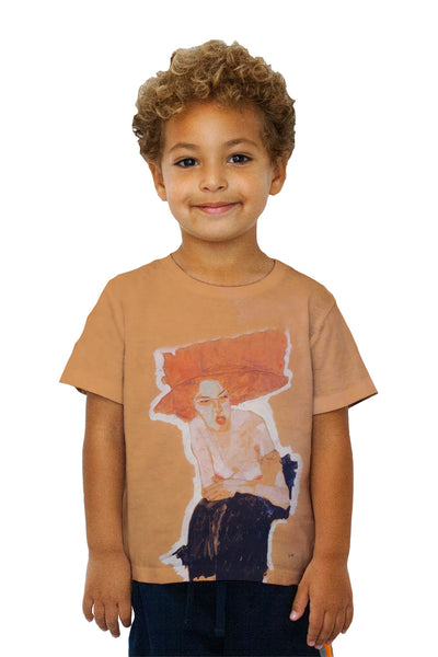 Kids Schiele -"Scornful Woman" (1910)&nbsp;Kids T-Shirt