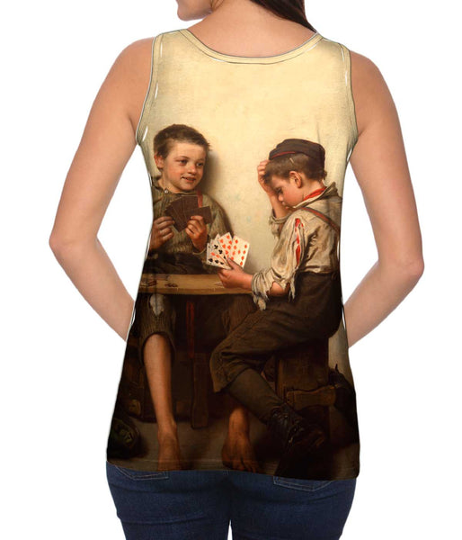 Brown -"Bluffing" (1885)&nbsp;Womens Tank Top