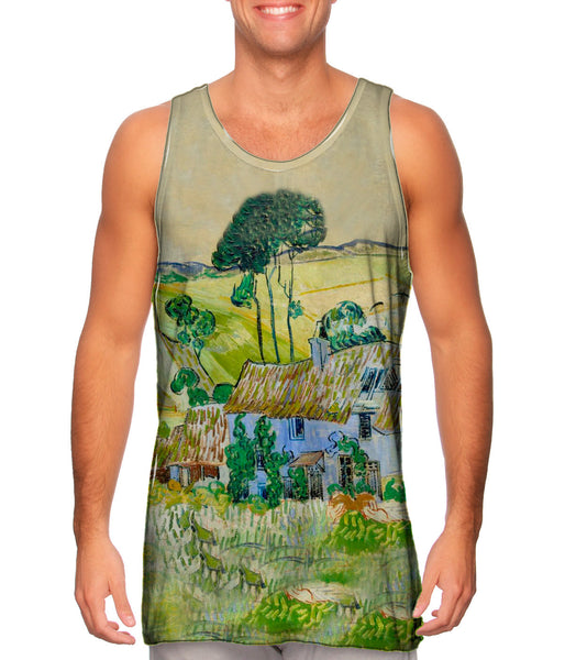 Van Gogh -"Farms Near Auvers" (1890)&nbsp;Mens Tank Top
