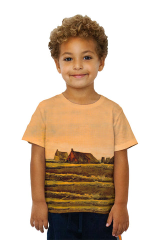 Kids Van Gogh -"Cottages" (1883)