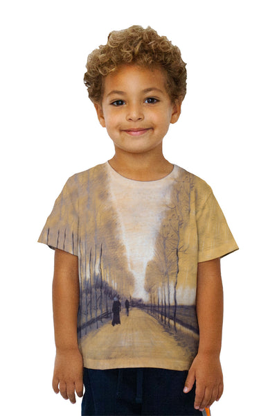 Kids Van Gogh -"Alley Bordered by Trees" (1884)&nbsp;Kids T-Shirt