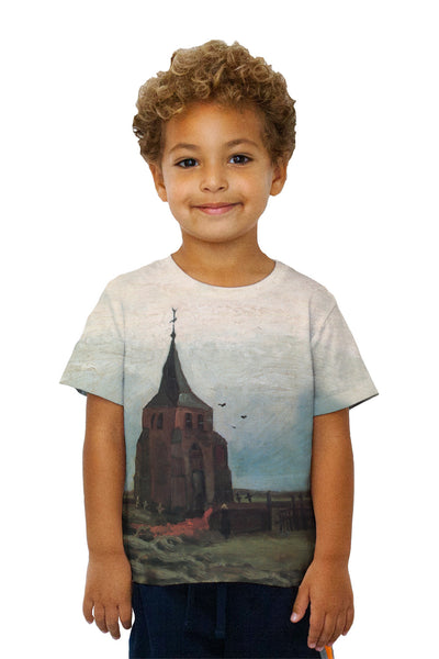 Kids Van Gogh -"Old Tower" (1884)&nbsp;Kids T-Shirt