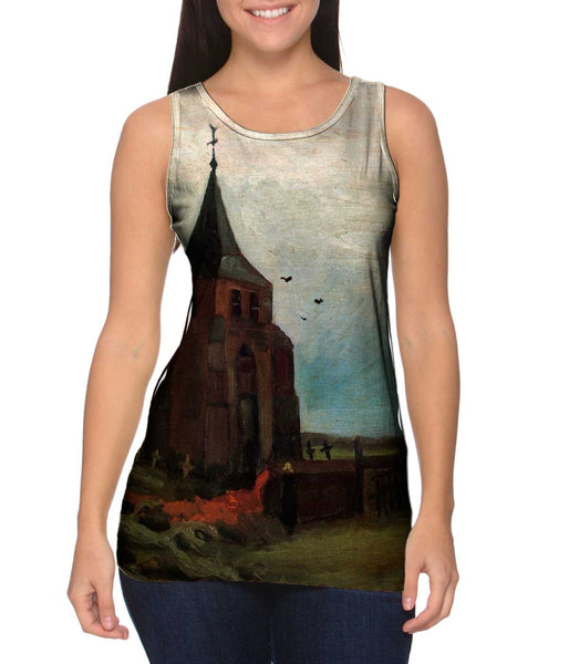 Van Gogh -"Old Tower" (1884)&nbsp;Womens Tank Top