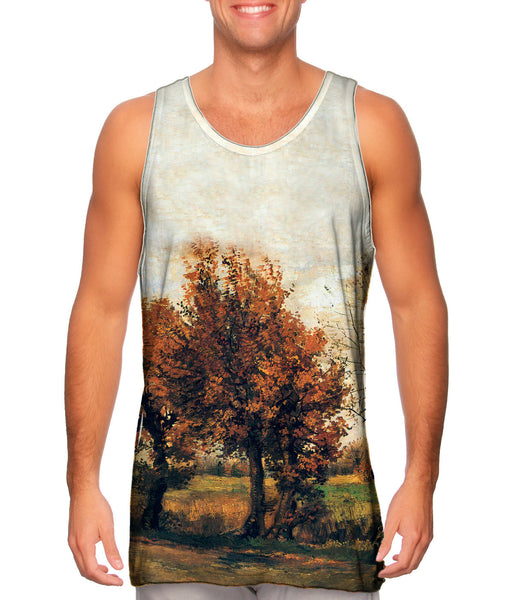 Van Gogh -"Autumn Landscape with Trees" (1885)&nbsp;Mens Tank Top