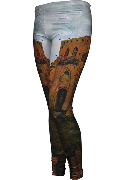 Van Gogh -"Country Churchyard" (1885)&nbsp;Womens Leggings