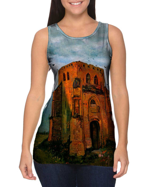 Van Gogh -"Country Churchyard" (1885)&nbsp;Womens Tank Top
