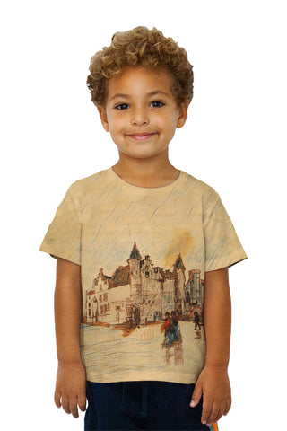 Kids Van Gogh -"View of Het Steen" (1885)