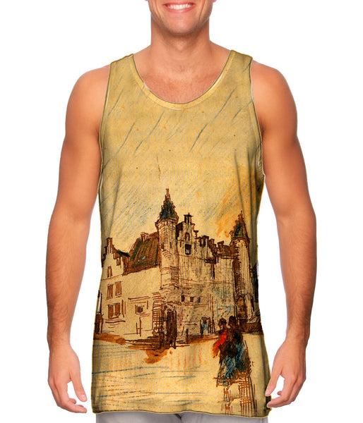 Van Gogh -"View of Het Steen" (1885)&nbsp;Mens Tank Top