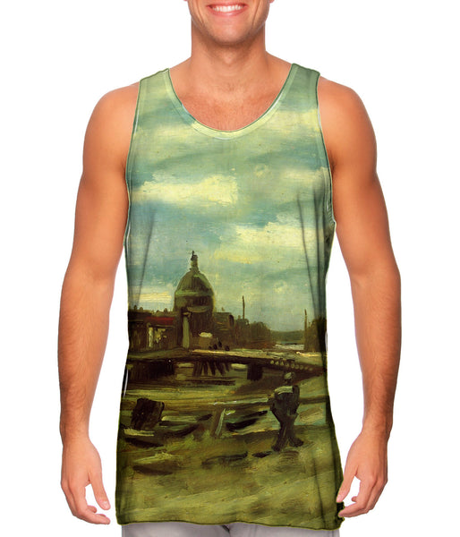 Van Gogh -"Singel in Amsterdam" (1885)&nbsp;Mens Tank Top