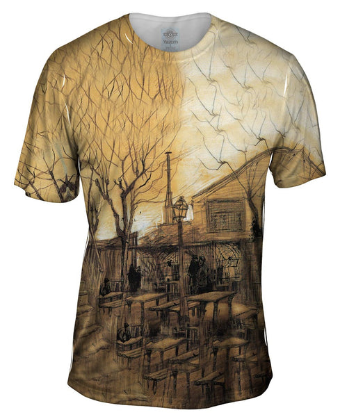 Van Gogh -"Guinguette" (1886) Mens T-Shirt