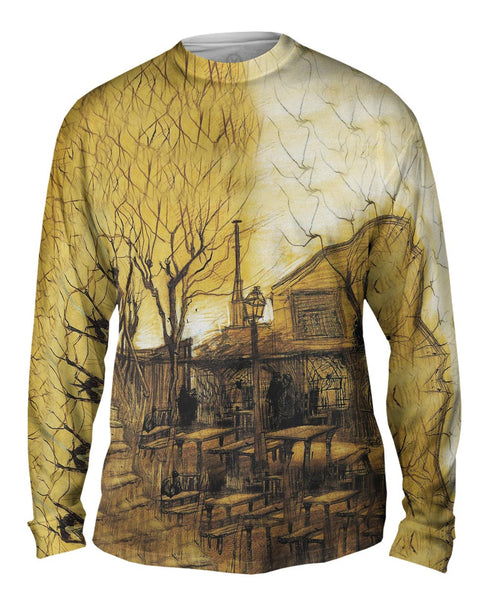 Van Gogh -"Guinguette" (1886) Mens Long Sleeve