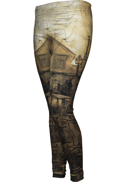 Van Gogh -"Guinguette" (1886)&nbsp;Womens Leggings