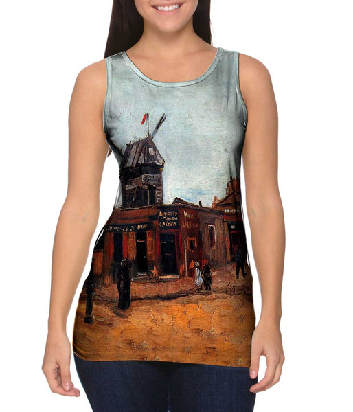 Van Gogh -"Moulin de Galette" (1886)&nbsp;Womens Tank Top