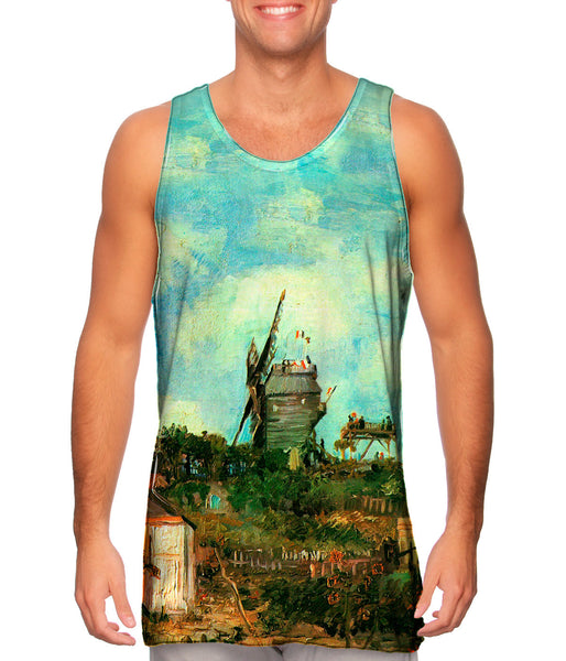 Van Gogh -"Moulin de Gallete III" (1886)&nbsp;Mens Tank Top