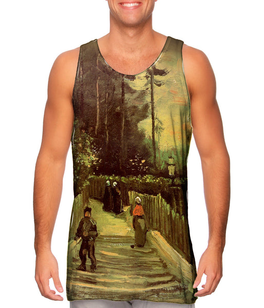 Van Gogh -"Slopping Path Montmartre" (1886)&nbsp;Mens Tank Top