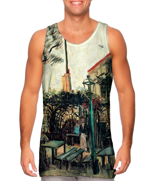 Van Gogh -"Terrace of La Guinguette" (1886)&nbsp;Mens Tank Top