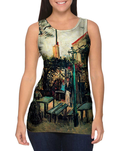 Van Gogh -"Terrace of La Guinguette" (1886)&nbsp;Womens Tank Top