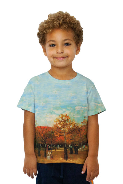 Kids Van Gogh -"Bois de Boulogne" (1886)&nbsp;Kids T-Shirt