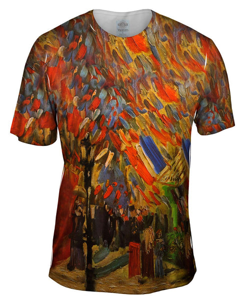 Van Gogh -"Celebration in Paris" (1886) Mens T-Shirt