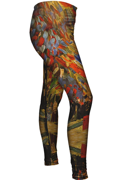 Van Gogh -"Celebration in Paris" (1886) Womens Leggings