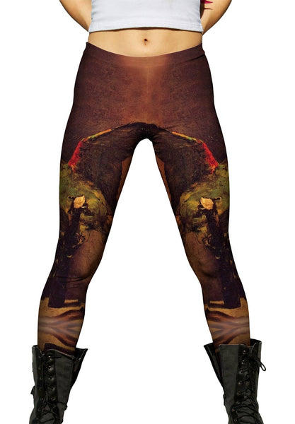 Van Gogh -"Green Parrot" (1886)&nbsp;Womens Leggings