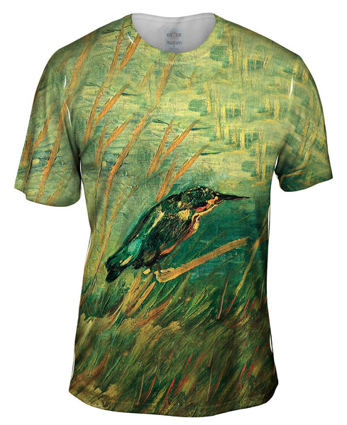 Van Gogh -"Kingfisher" (1886) Mens T-Shirt