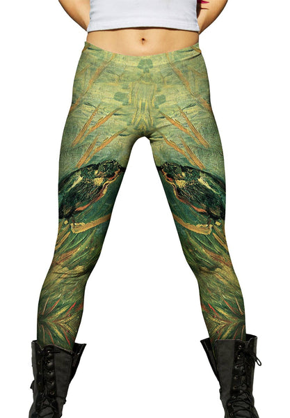 Van Gogh -"Kingfisher" (1886)&nbsp;Womens Leggings