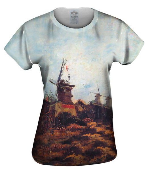 Van Gogh -"Mill of Blute End" (1886) Womens Top