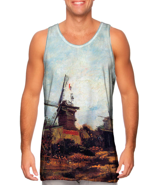 Van Gogh -"Mill of Blute End" (1886)&nbsp;Mens Tank Top