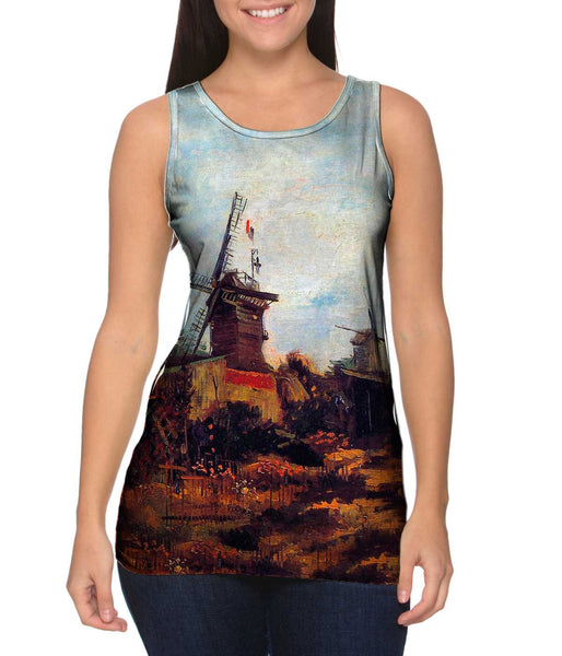 Van Gogh -"Mill of Blute End" (1886)&nbsp;Womens Tank Top