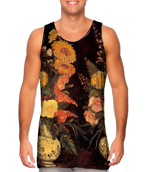 Van Gogh -"Vase with Asters" (1886)&nbsp;Mens Tank Top