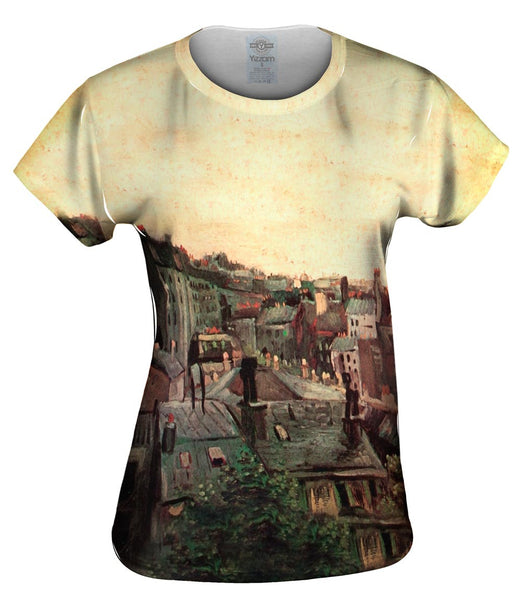 Van Gogh -"Backs of Houses" (1886) Womens Top