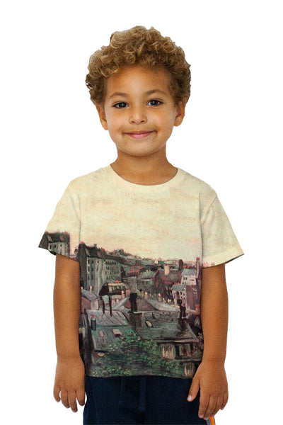 Kids Van Gogh -"Backs of Houses" (1886)&nbsp;Kids T-Shirt