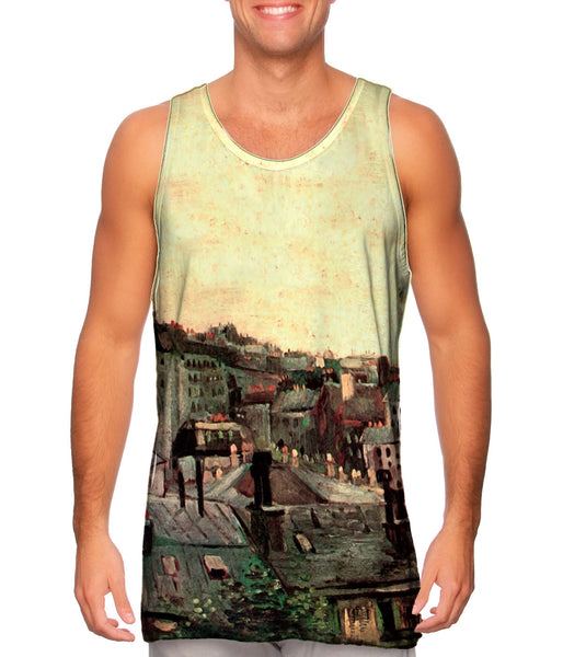 Van Gogh -"Backs of Houses" (1886)&nbsp;Mens Tank Top