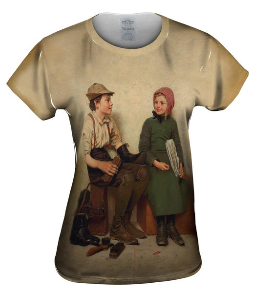 Browns -"Boy and Girl" (1889) Womens Top