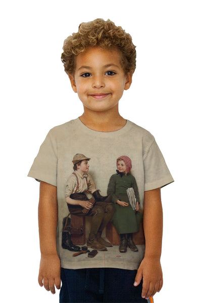 Kids Browns -"Boy and Girl" (1889)&nbsp;Kids T-Shirt