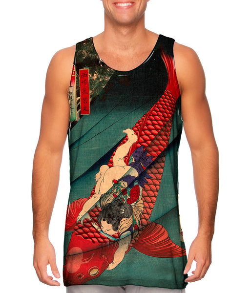 Japan - Yoshitoshi -"Saito no Oniwakamaru" (1872)&nbsp;Mens Tank Top
