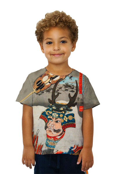 Kids Japan -"Samurai Japanese Print"&nbsp;Kids T-Shirt