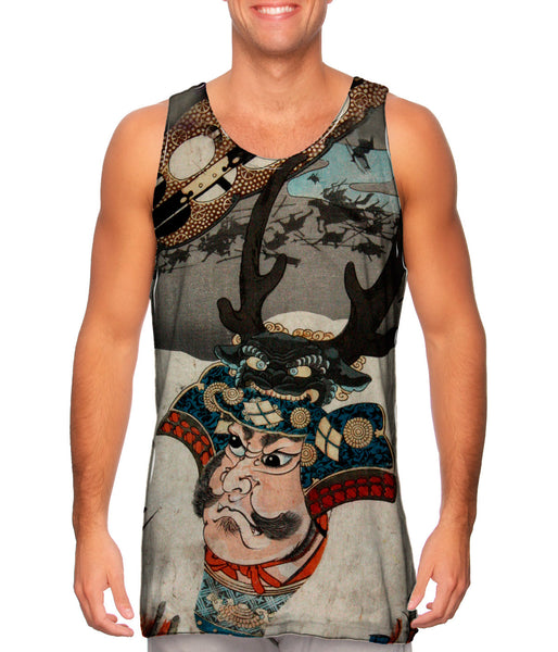 Japan -"Samurai Japanese Print" Mens Tank Top