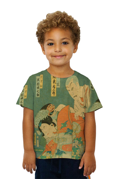 Kids Japan -"Kunichita Print" (1862)&nbsp;Kids T-Shirt