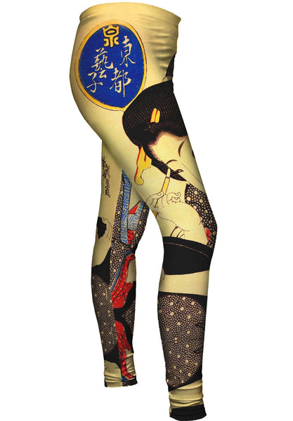 Japan - Keisai Eisen -"Geisha" Womens Leggings