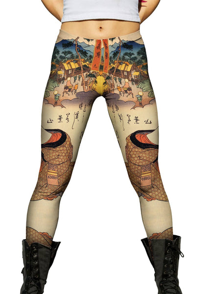 Japan - Keisai Eisen -"Woman Bath"&nbsp;Womens Leggings