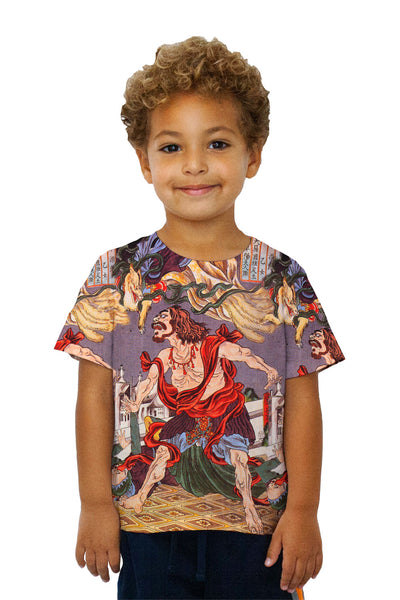 Kids Japan - Utagawa Kuniyoshi -"Prince Hanzoku"&nbsp;Kids T-Shirt
