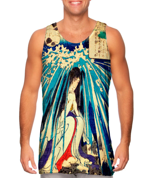 Japan - Toyohara Kunichika -"Shower"&nbsp;Mens Tank Top