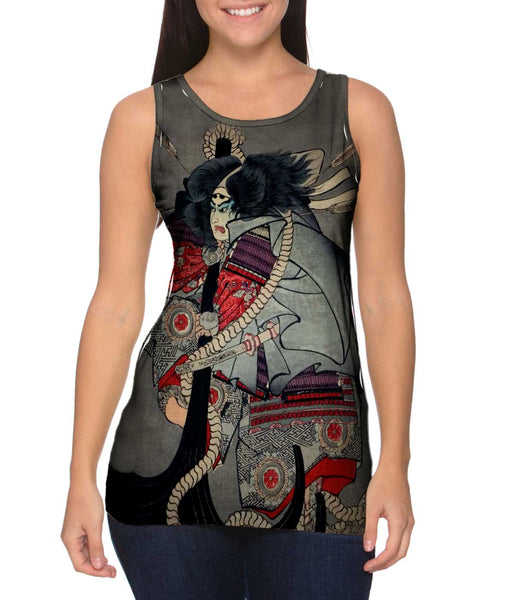 Japan - Ichiyusai Kuniyoshi -"Battle of Dannoura" (1845)&nbsp;Womens Tank Top