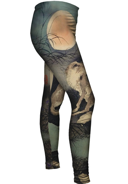 Japan - Tsukioka Yoshitoshi -"Moon on Musashi Plain" ()&nbsp;Womens Leggings