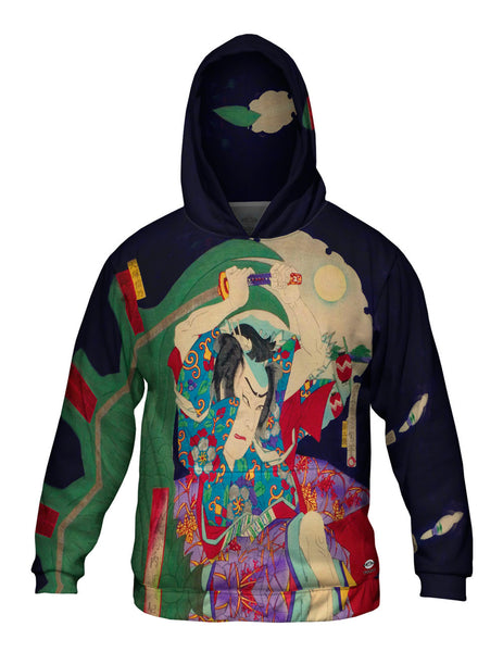 Japan - Toyohara Kunichika - "Parody of Hakkenden" (1883)&nbsp;Mens Hoodie Sweater