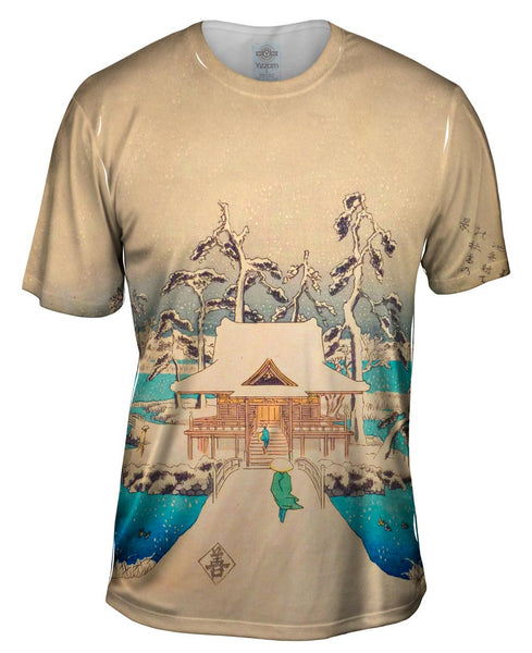 Japan - Utagawa Hiroshige - "Benten Shrine" Mens T-Shirt